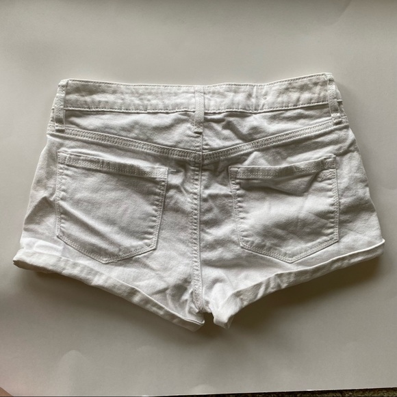 American Rag Destroyed White Shorts - Picture 2 of 7